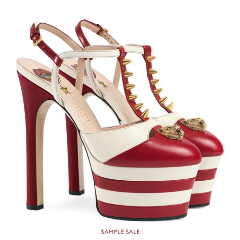 gucci mid heel|gucci high heels platform.